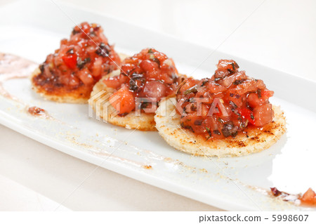 Appetizers with tomatoes Appetizers with tomatoes 5998607