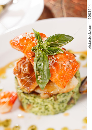 fish with rice and vegetables fish with rice and vegetables 6003444