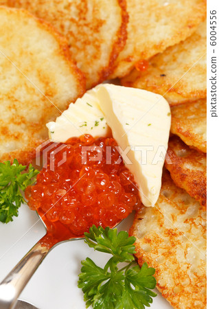 fried potatoes pancakes with caviar fried potatoes pancakes with caviar 6004556