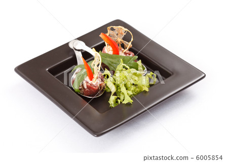 meat rolls with salad meat rolls with salad 6005854