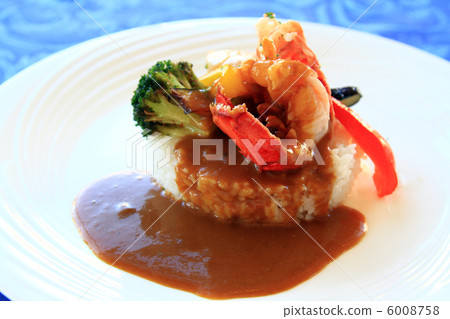 Curry and rice  6008758