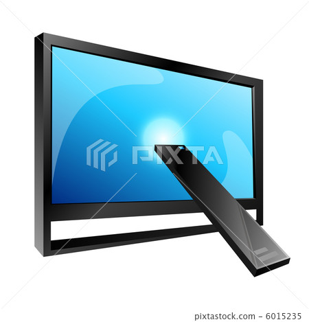 電視和遙控器 6015235