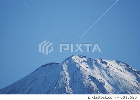 新年的背景材料·富士山充值·水平位置明信片對應比率 6015586