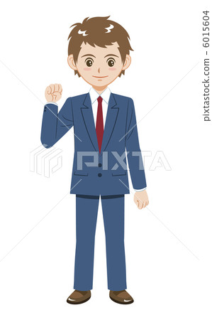 Businessman "I will do my best" 6015604