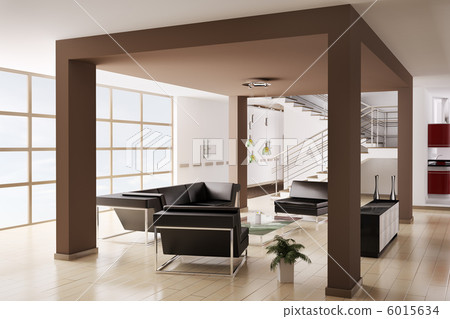 Interior of hall 3d 6015634