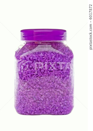 Lavender salt in jar Lavender salt in jar 6017872