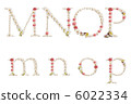 Decoration letter (plum blossom) MNOP Decoration letter (plum blossom) MNOP 6022334