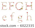 Decoration letter (plum blossom) EFGH Decoration letter (plum blossom) EFGH 6022335