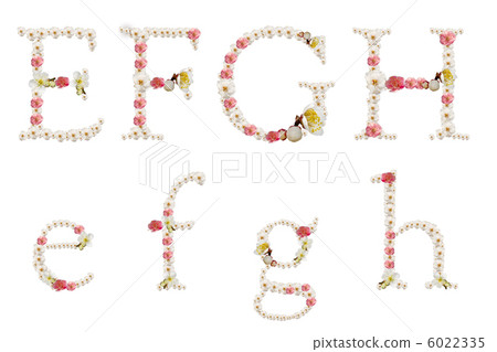 裝飾字母(梅花)EFGH 裝飾字母(梅花)EFGH 6022335