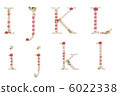 Decoration letter (plum blossom) IJKL Decoration letter (plum blossom) IJKL 6022338