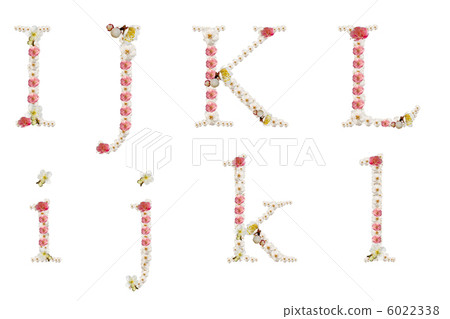 Decoration letter (plum blossom) IJKL Decoration letter (plum blossom) IJKL 6022338