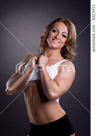 Beauty athletic woman portrait 6023455