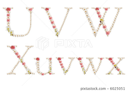 裝飾字母(梅花)UVWX 裝飾字母(梅花)UVWX 6025051