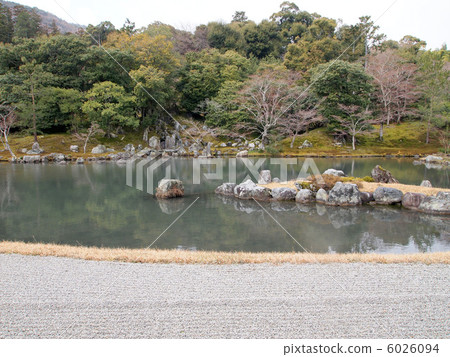 世界遺產京都Tenryuji Saseike花園 世界遺產京都Tenryuji Saseike花園 6026094
