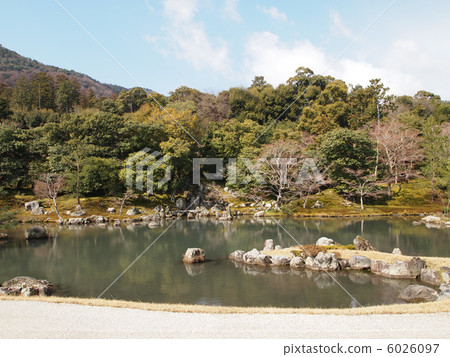 World heritage Kyoto Tenryuji Saseike garden 6026097