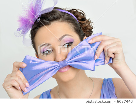 Beautiful woman in evening gowns having fun. 6027443