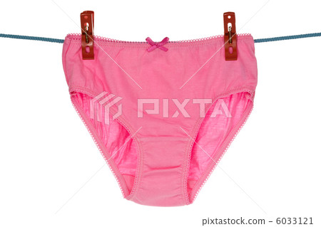 Pink panties hang on the clothes line Pink panties hang on the clothes line 6033121
