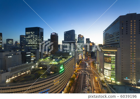 大阪站正面夜景 大阪站正面夜景 6039196