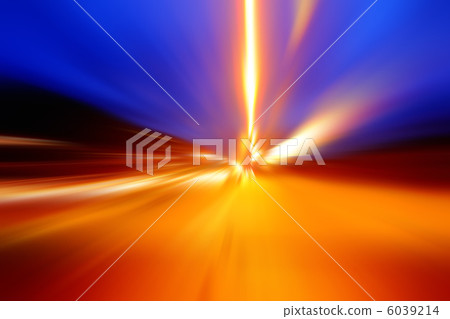 acceleration speed motion on night road 6039214