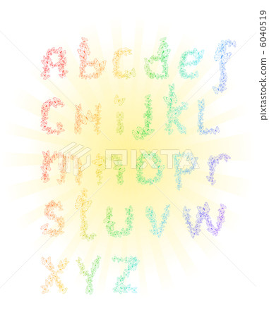 Rainbow alphabet - Stock Illustration [6040519] - PIXTA