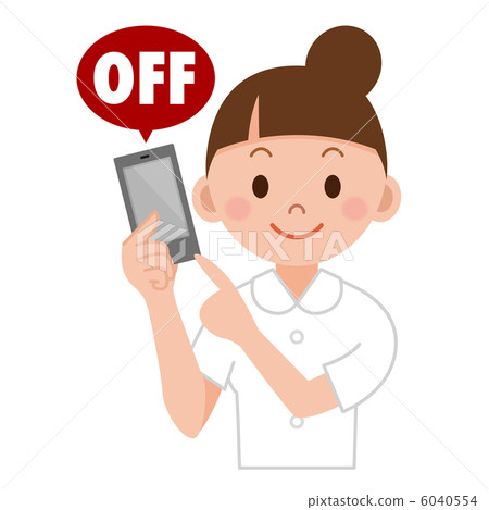 Mobile phone OFF nurse Mobile phone OFF nurse 6040554