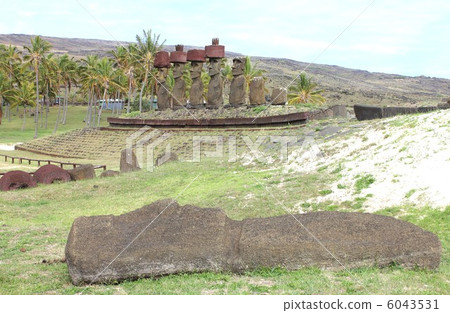 Easter Island, Moai statue 6043531