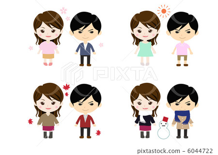 Couple Four Seasons 6044722