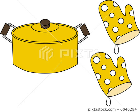 鍋和鍋架（黃色） 6046294