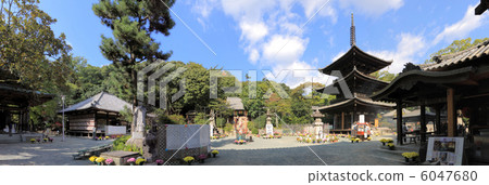 四國神社工廠51號佛教寺院“Shihori寺”區 6047680