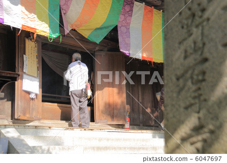 Shikoku Buddha No. 51 Buddhist temple "Ishida-ji" Main Hall and Hanjiro Shikoku Buddha No. 51 Buddhist temple "Ishida-ji" Main Hall and Hanjiro 6047697