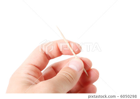 Hand holding toothpicks Hand holding toothpicks 6050298