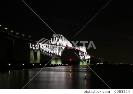 Night view of Tokyo Gate Bridge 6065334