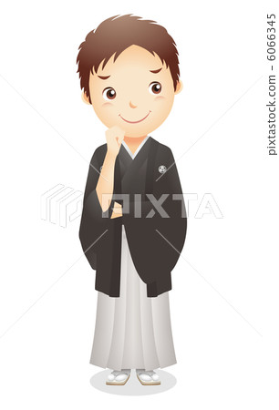 haori和hakama的男性例證 haori和hakama的男性例證 6066345