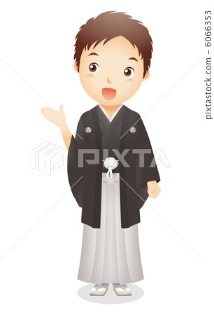 haori和hakama的男性例證 haori和hakama的男性例證 6066353