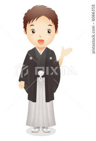 haori和hakama的男性例證 haori和hakama的男性例證 6066358