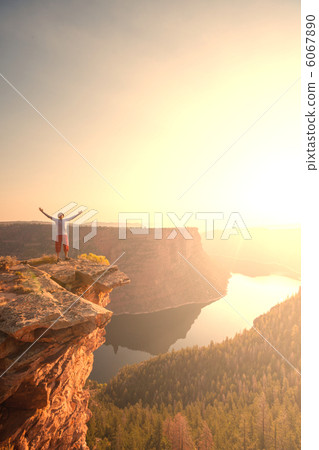 Man on the cliff Man on the cliff 6067890