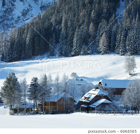 Winter in Alp mountains Winter in Alp mountains 6068565