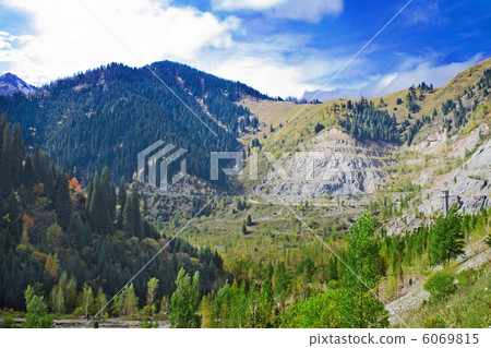Mountain landscape Trans-Ili Alatau 6069815