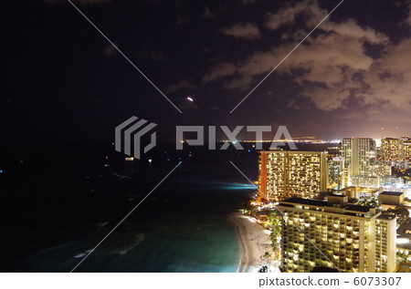 夏威夷夜景〜威基基〜 6073307