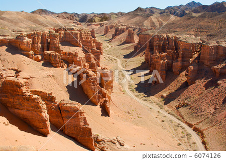 canyon Charyn in Central Asia  6074126