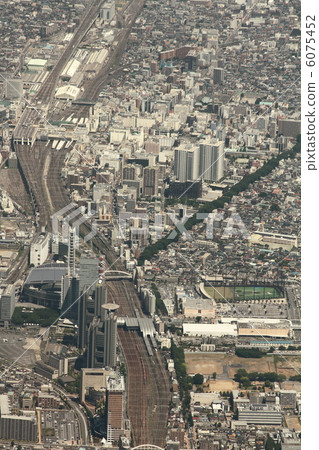 埼玉縣埼玉市中心鳥瞰圖 6075452