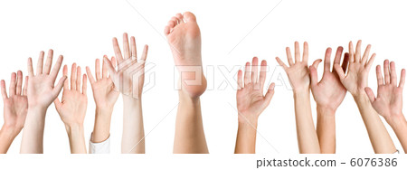 hands isolated 6076386