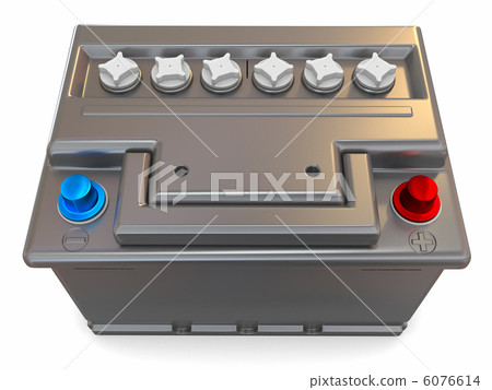 Car battery. 3d 6076614