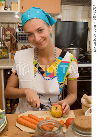 Young woman cooking Young woman cooking 6078704