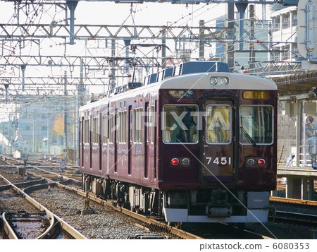 Hankyu 7300 Series 7301 F Organization display for expansion Increase rapid currency Hankyu 7300 Series 7301 F Organization display for expansion Increase rapid currency 6080353