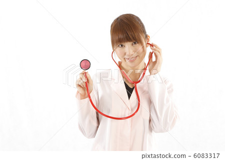 聽診器和女性 聽診器和女性 6083317
