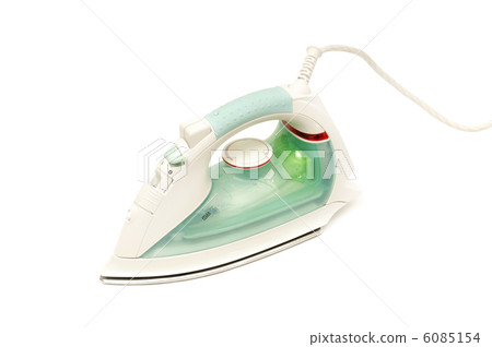 electric iron isolated on white background 6085154