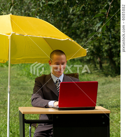 businessman with umbrella 6085882