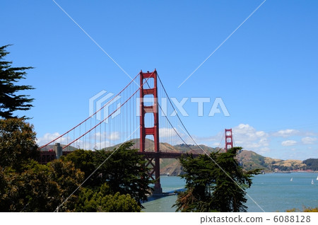 美國舊金山金門大橋 6088128