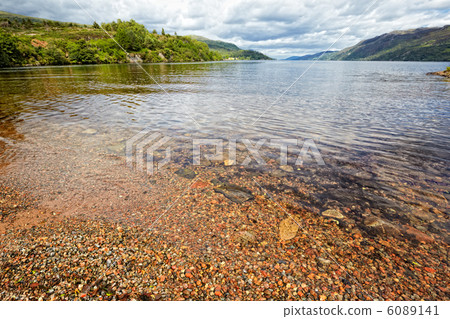 View at lake Loch Ness, Scotland View at lake Loch Ness, Scotland 6089141